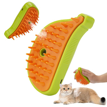 3-in-1 Pet Brush – Mist Grooming Brush That Removes Loose Fur Instantly